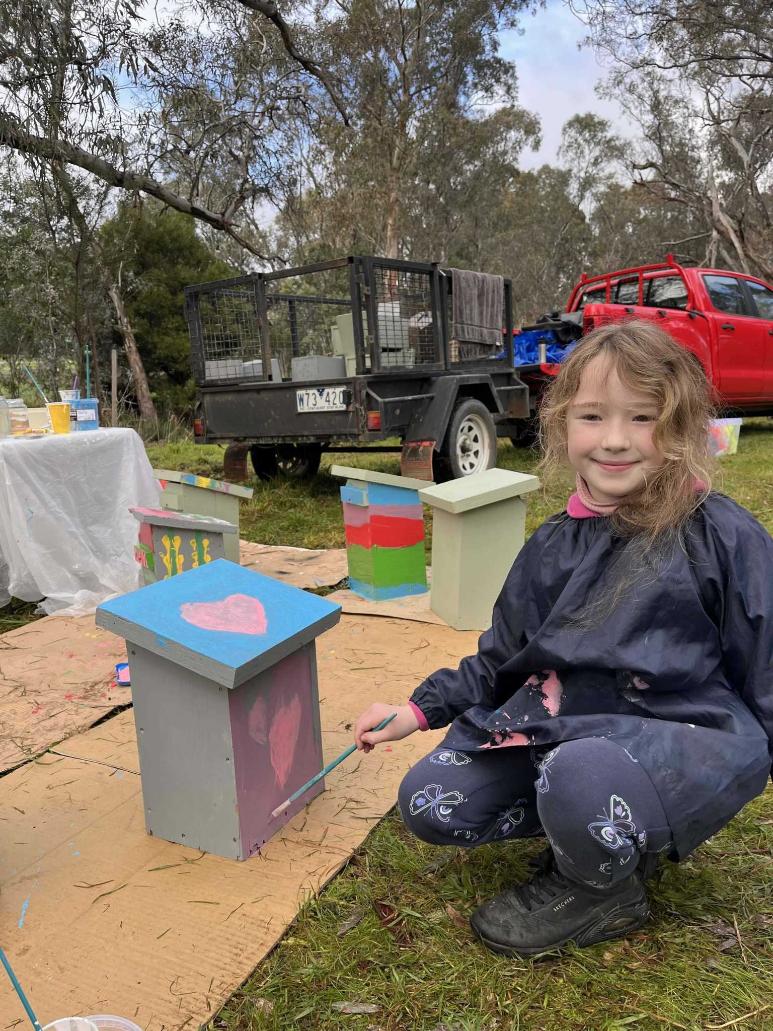 Nina painting